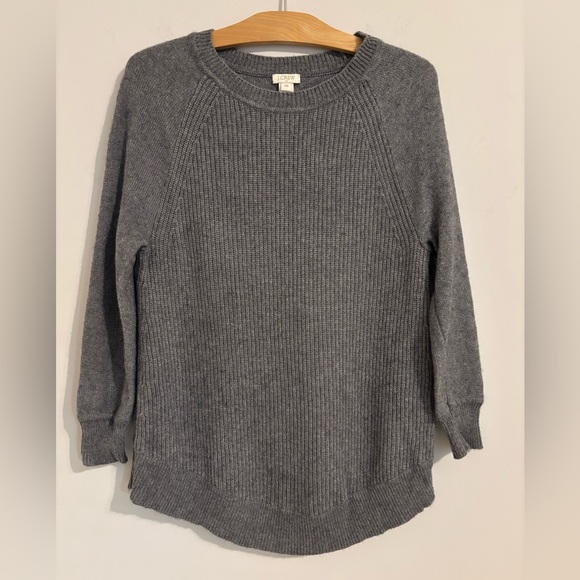 J. Crew Sweaters - J Crew Merino Wool Blend Gray Sweater